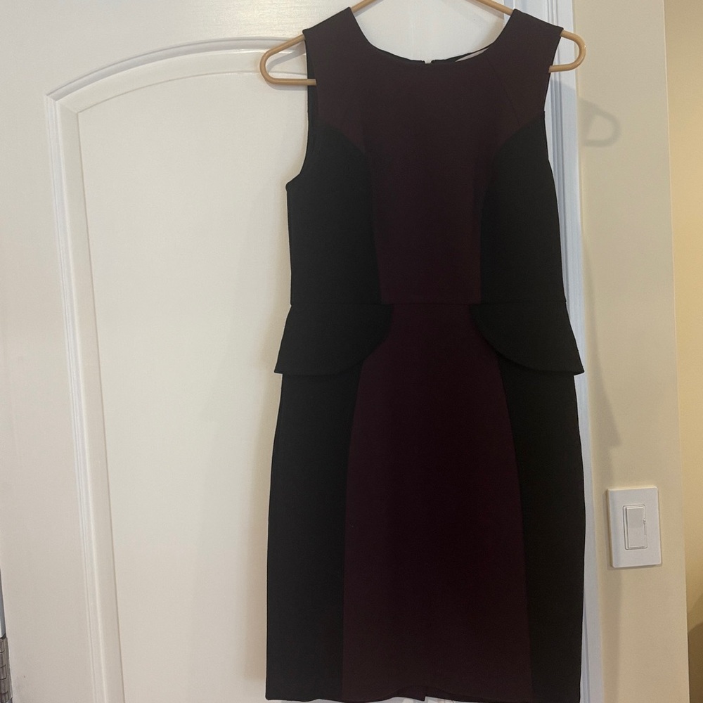 LOFT Deep Purple and black Dress